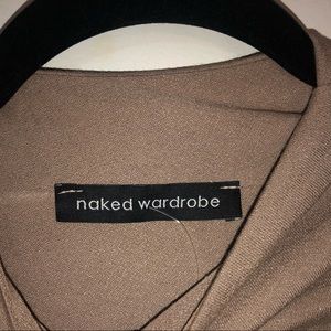 Tan Body Con Dress